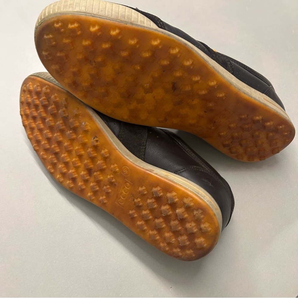 Ecco Street Premier Spikeless Golf Shoes in Brown Leather Mens Size 42 EU - Picture 5 of 10